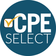 CPE Select Icon with check mark