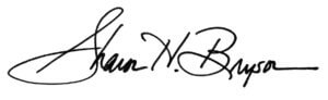 Sharon Bryson Signature