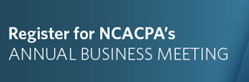Register for NCACPA's Annual Business Meeting Graphic