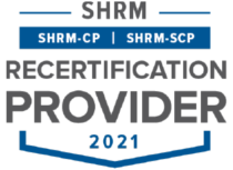 SHRM Recertification Provider 2021 Logo