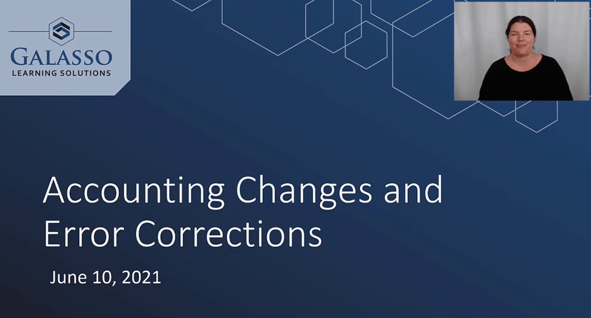 GLS Blog: Accounting Changes and Error Corrections