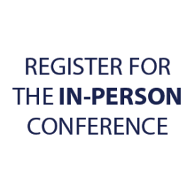 Register for the in-person conference graphic