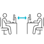 Space between seats icon