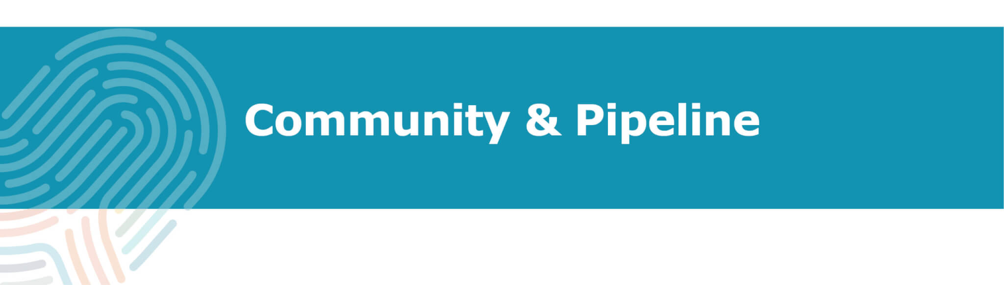 Community & Pipeline Header Graphic