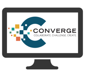CONVERGE Conference Laptop Graphic