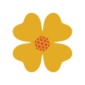 Dogwood yellow flower graphic